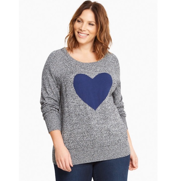 torrid Tops - Torrid Heart Sweater 💙